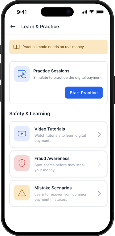 Practice Mode interface preview